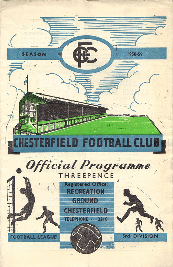 <b>Saturday, September 27, 1958</b><br />vs. Chesterfield (Away)